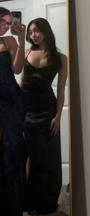 Princess Polly Black Silk Cut Out Dress thumbnail 2