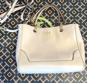 Tory Burch Shoulder tote - Carter Small Convertible Tote in Shell Pink thumbnail 1