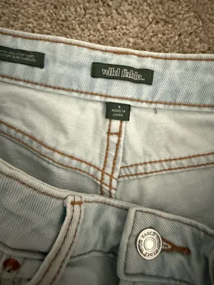 Wild Fable Light Wash Denim Shorts thumbnail 3