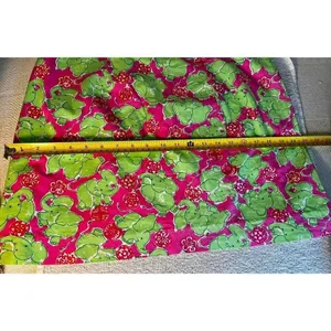 Key West Pink & Green Elephant Print Sundress Dress Fully Lined Size 10 thumbnail 9
