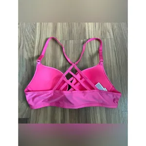 Victoria's Secret Pink Front-Close Push-Up Bra with Strappy Cage Back Size 34A thumbnail 3