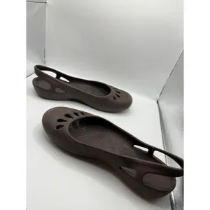 Crocs Kadee Slingback Ballet Flats Womens Size 9 Brown Comfort Slip On Shoes thumbnail 5