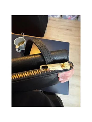 Talbots NWOT Women's Black Leather Adjustable Strap Small Handbag thumbnail 5