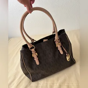 Michael Kors Brown Designer Tote Bag thumbnail 7