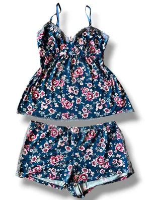 Laura Ashley Floral Cami & Shorts Pajama Set large thumbnail 1