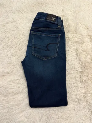 American Eagle Outfitters Dark Indigo Women's Jegging Jeans thumbnail 2