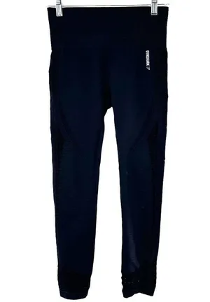 Gymshark Black Seamless Energy High Waist Leggings Size Medium thumbnail 1