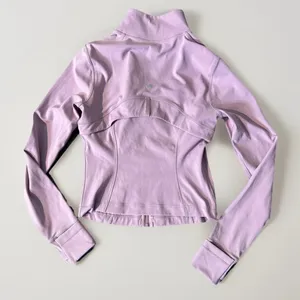 Lululemon Define Cropped Jacket NULU ROSE BLUSH SZ 6  Mint EUC thumbnail 8