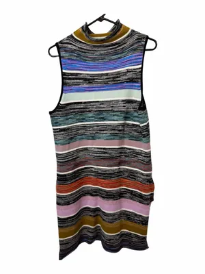 Anthropologie Space Dyed Sleeveless Sweater Cowl Neck Tunic Lagenlook NWOT thumbnail 4