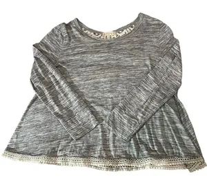 Altar'd State‎ Scoop Neck Sweater Top With Lace Detail Size Medium thumbnail 1