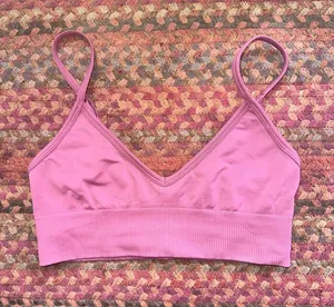 LULULEMON DUSTY ROSE PINK EBB TO STREET seamless SPORTS BRA thumbnail 1