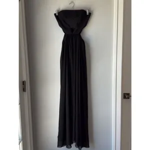 Fame And Partners Goth Soft Girl Strapless Maxi Dress thumbnail 3