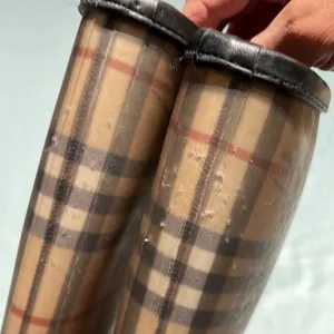 Burberry Plaid Signature Knee High Rain Boots Size 36/ 5.5‎ Fisherman Core B40 thumbnail 9