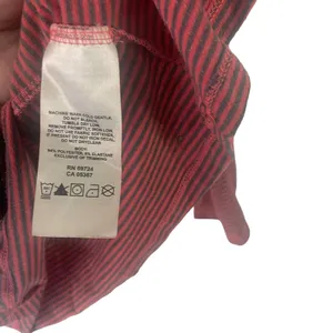 Columbia Women's Size Medium Pink Grey Striped‎ Half Zip Sweater thumbnail 7