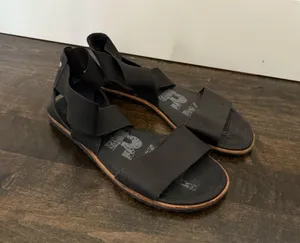 Sorel Black Sandals Leather thumbnail 1
