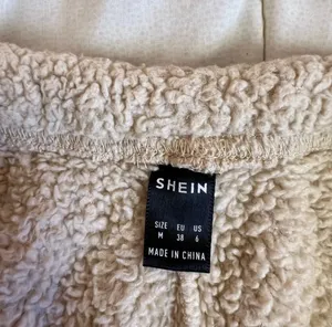 SheIn Beige Fuzzy Two Piece Co-ord Lounge Set Size Medium thumbnail 13