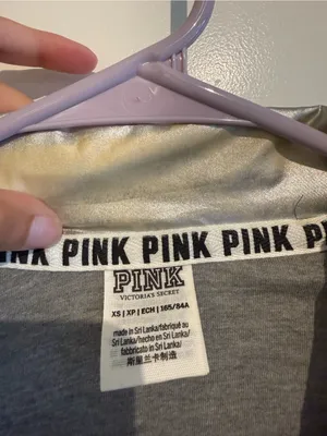 Victoria’s Secret PINK Silver White Coach Jacket XS Y2K Windbreaker thumbnail 5