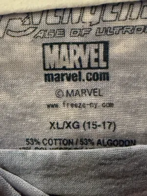 Marvel Avengers Age of Ultron T-shirt XL Grey thumbnail 2