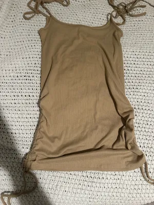 Windsor Tan Dress Bodycon Mini thumbnail 1