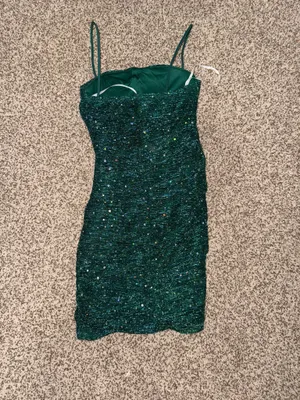 Green Lulus Homecoming Dress Short thumbnail 5