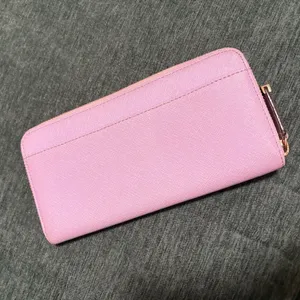 calvin klein Long Wallet Light Purple With Gold Logo thumbnail 3