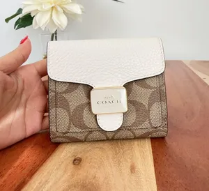 Coach Pepper Wallet In Signature Canvas thumbnail 1