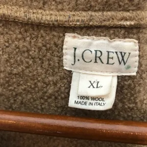 J. Crew 100% wool tan beige jacket made in Italy thumbnail 2