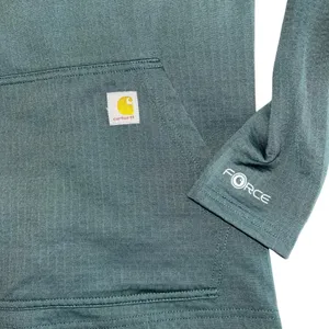 Women’s Carhartt Force Relaxed Fit Long-Sleeve Pullover Green Sz Sm thumbnail 7