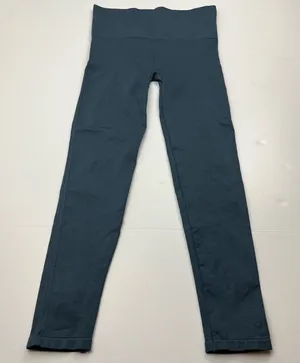 Blanqi Everyday Maternity Belly Support Legging‎ Womens Medium Blue Grey Gray thumbnail 1