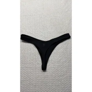 SKIMS Swim Dipped Front Thong Onyx Black Size L High Cut Leg Low Rise Front thumbnail 2