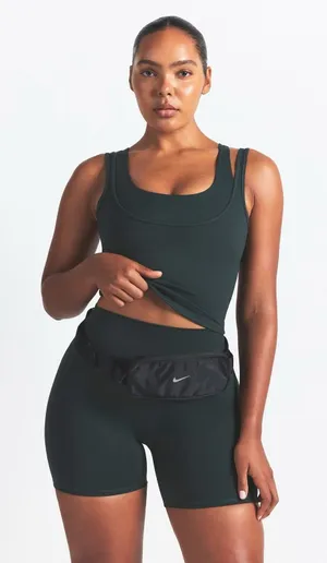 Nike Skims Matte Double Strap Scoop Tank Dark Teal Size Small thumbnail 1