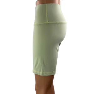 Aritzia TNA Action Green High Rise Yoga Workout Athletic Biker Shorts Size M thumbnail 2