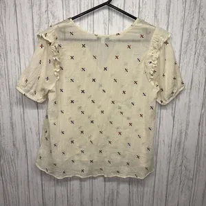 Womens Size S Madewell Embroidered Top EUC thumbnail 8