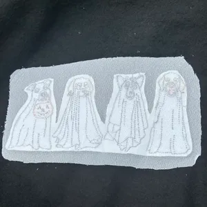 Handmade Ghost Dog Sweatshirt thumbnail 6