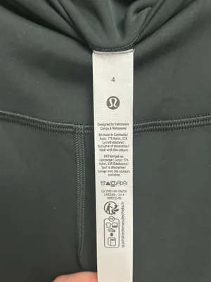 NEW Lululemon Wunder Train High-Rise Tight 28" Size 4 Rainforest Green thumbnail 4