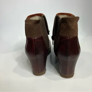 Merrell wedgetarian cinnamon smooth leather ankle boots women’s size 7‎ casual thumbnail 5