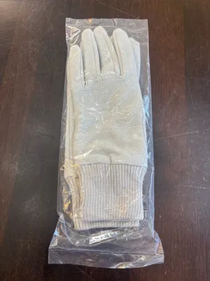 Gold Sparkle Knit Women's Gloves Silver thumbnail 2
