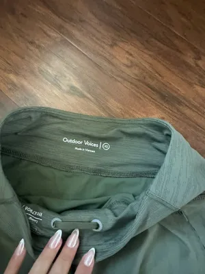 Outdoor Voices Army Green Shorts thumbnail 2