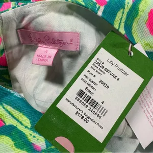 Lilly Pulitzer Mila Shift Dress Guac & Roll Avocado Green Pink 4 NWT Designer thumbnail 8