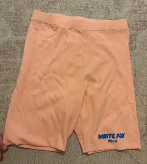 White Fox Biker Boutique Shorts Ribbed thumbnail 1