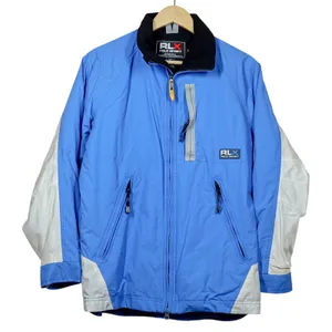 RLX Polo Sport Ski‎ Jacket Women's S Blue White Vintage 90s 00s Winter Snow Coat thumbnail 1