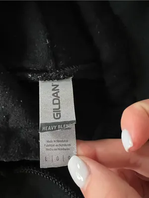 Gildan Black Pullover Hoodie thumbnail 2