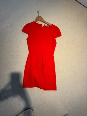 Alice and Olivia red mini dress thumbnail 2