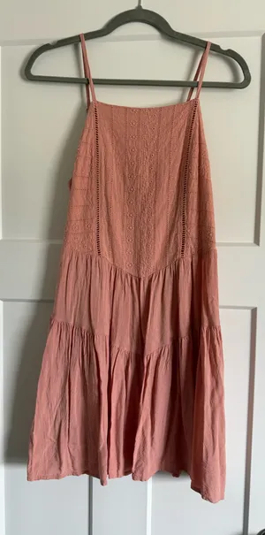 Wild Fable Peach embroidered dress thumbnail 1