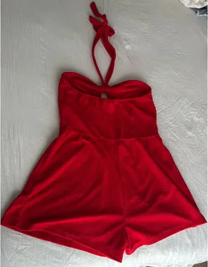 Target Halter Romper Red thumbnail 2