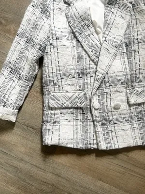 NEW Forever 21 set of tweed blazer and skirt size Small. thumbnail 9