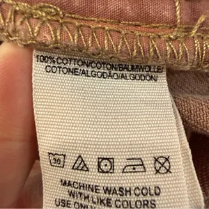 Free People Runaway Distressed Raw Hem Button Fly Shorts Women’s 28 Fig/Mauve thumbnail 8