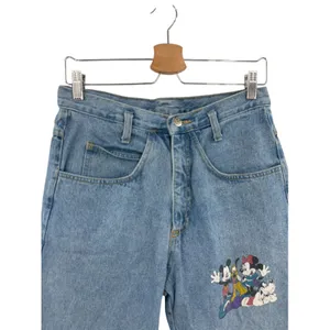 Vintage 90s Mickey by Jerry Leigh Disney Friends Denim Jorts Shorts Medium thumbnail 2