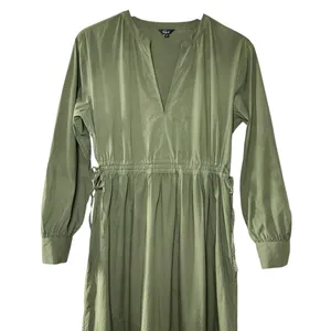Rails‎ Maple Olive Smoke Midi Dress Smocked Waist Boho Cottagecore Chic Size S thumbnail 6