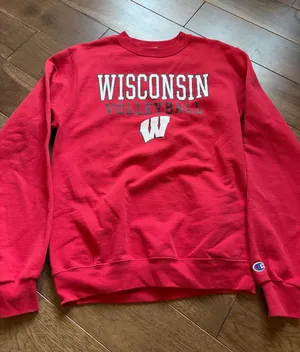 Champion Wisconsin Badger Volleyball Crewneck thumbnail 1